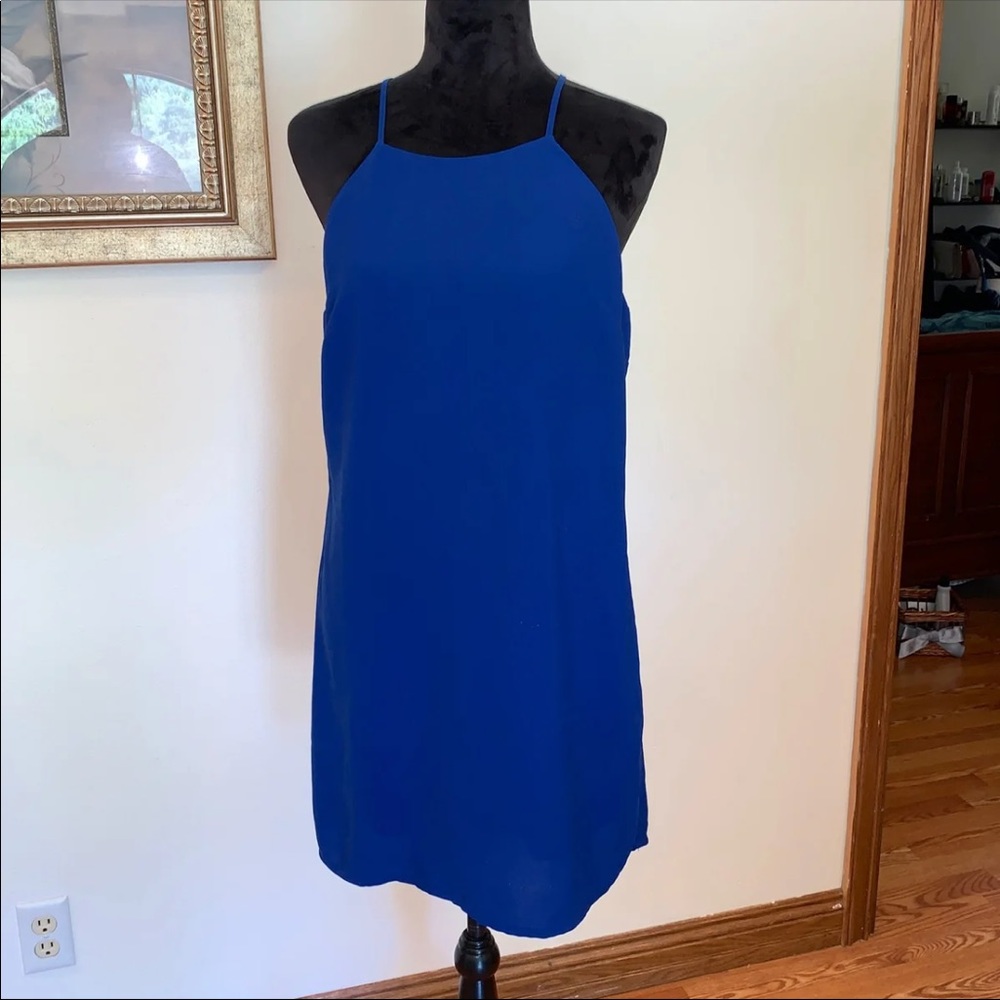 Blue Shift Dress